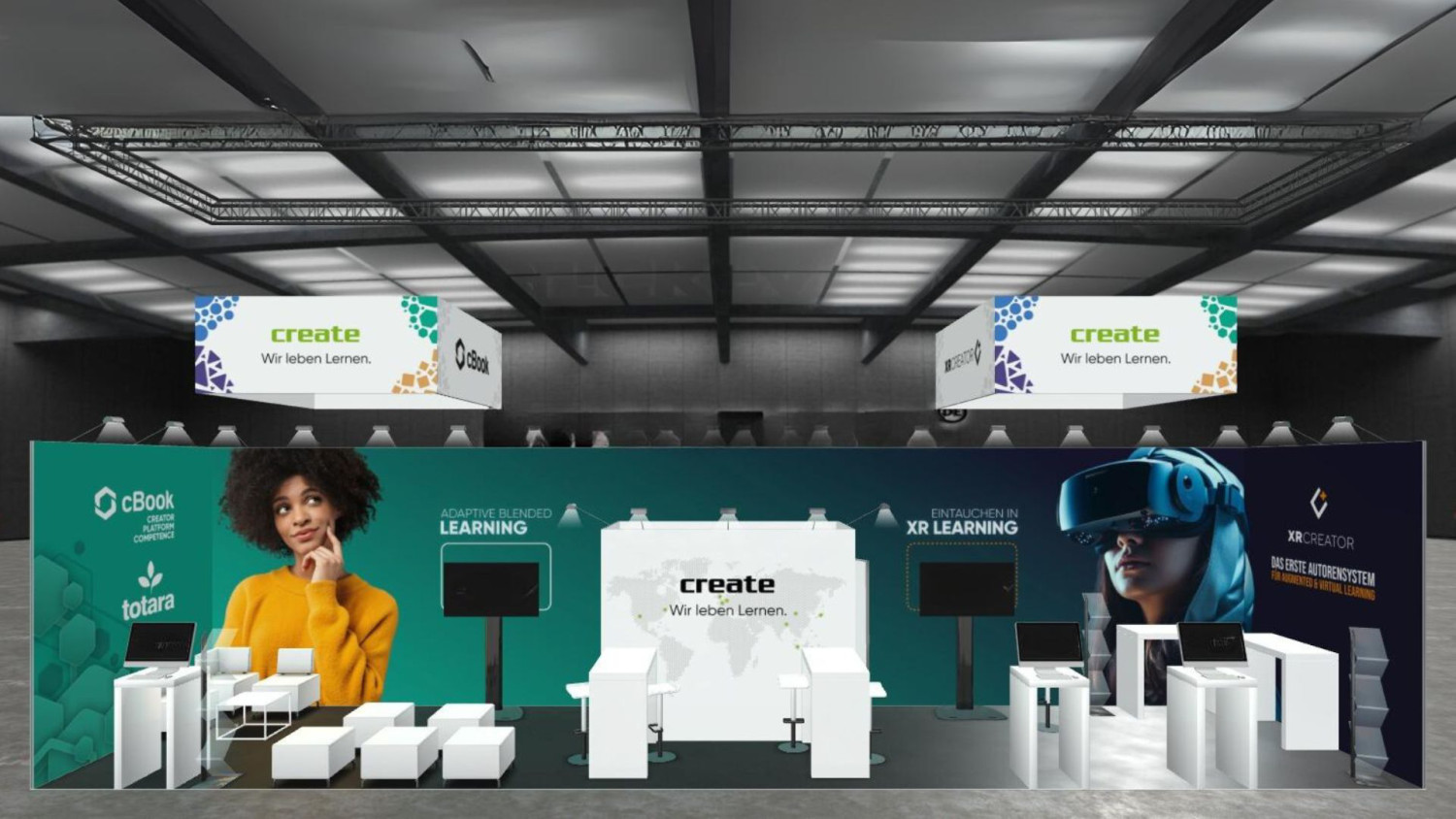 CREATE Learntec Messestand2024